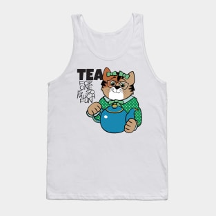 Tea for One is So Much Fun Tank Top